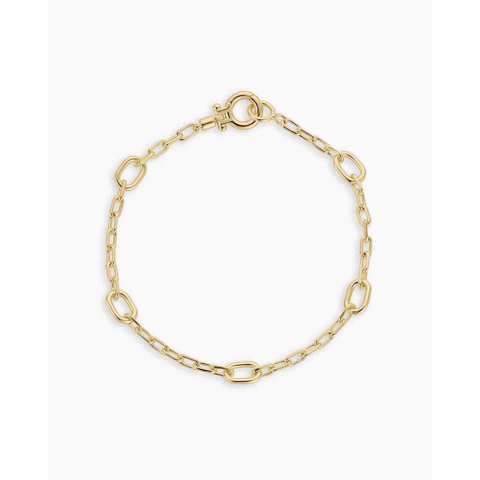New Gorjana Women's Parker Charm Link Bracelet In Gold